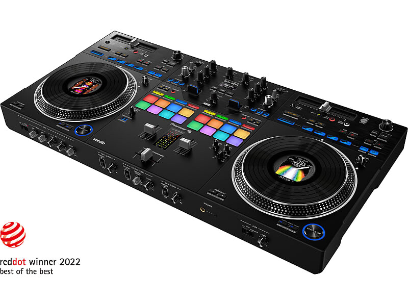 

Pioneer DDJ-REV7 2-канальный профессиональный контроллер в стиле Scratch Serato DJ Pro (черный)