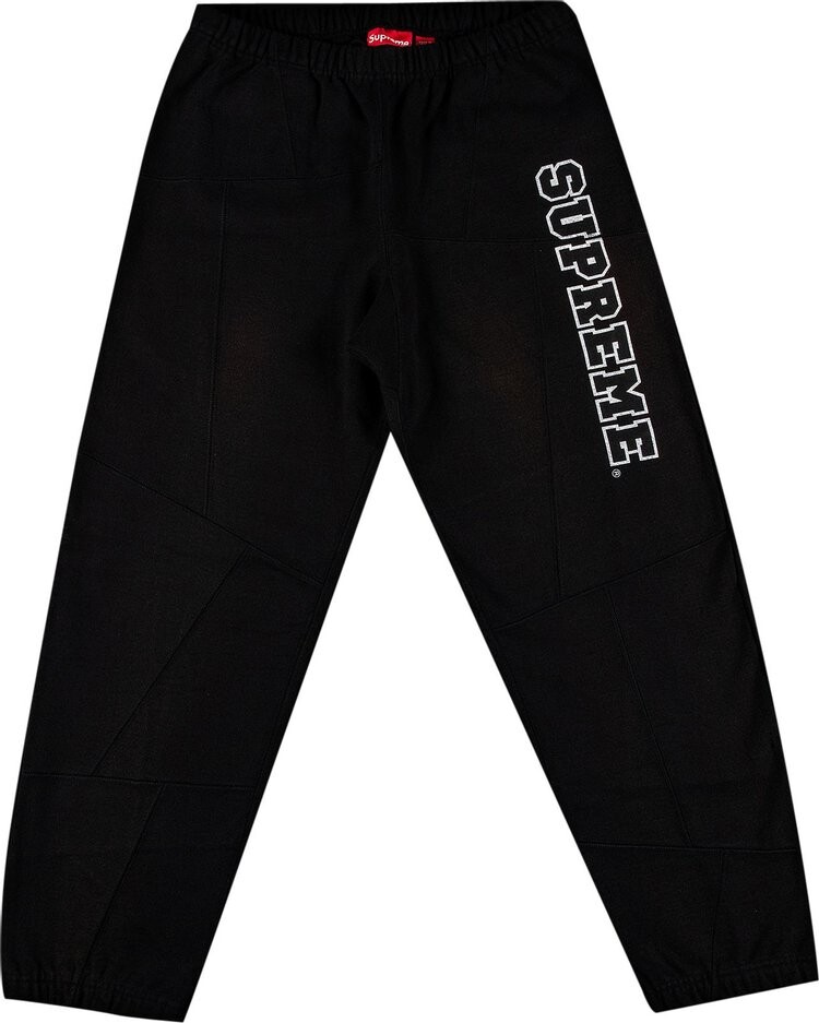 

Спортивные брюки Supreme Patchwork Sweatpant 'Black', черный