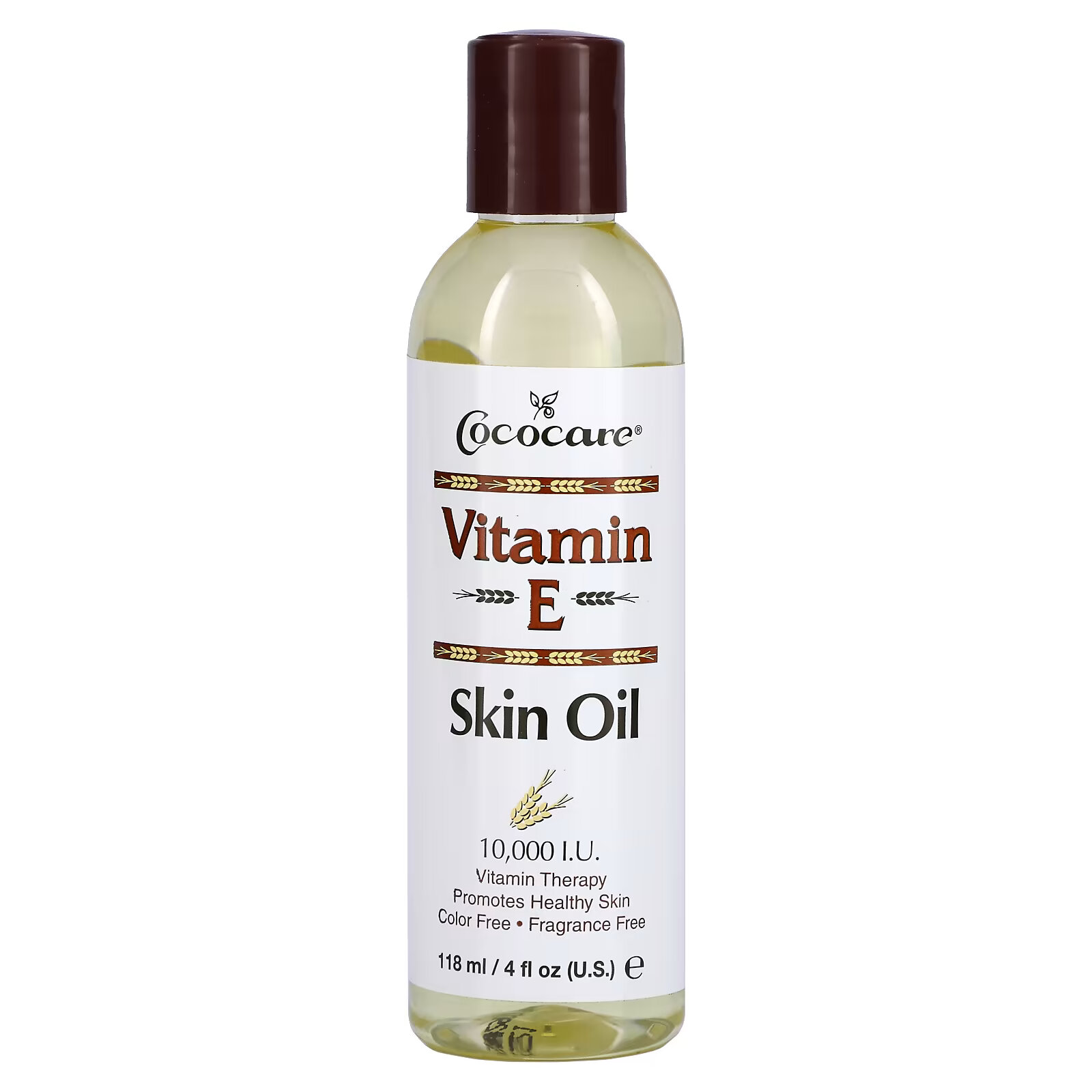 Cococare, масло для ухода за кожей с витамином Е, 10 000 МЕ, 118 мл (4 жидк. унции) фотографии