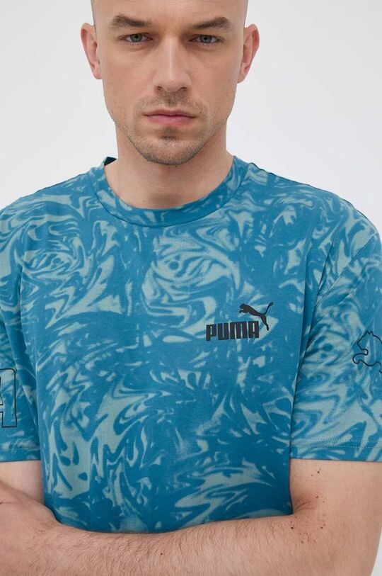

Хлопковая футболка Puma, синий