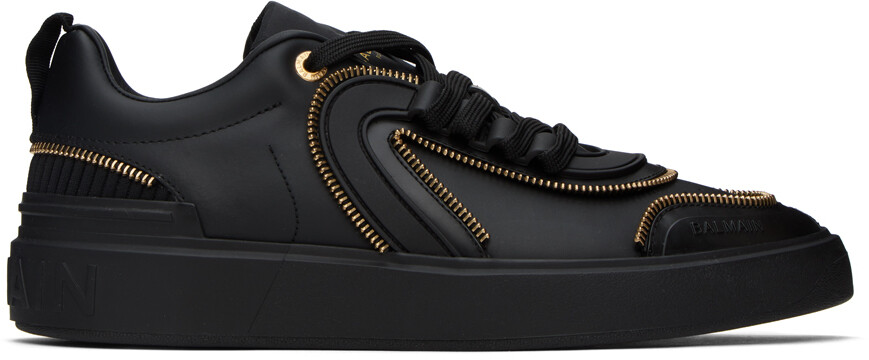 

Черные кроссовки на молнии B-Skate Balmain
