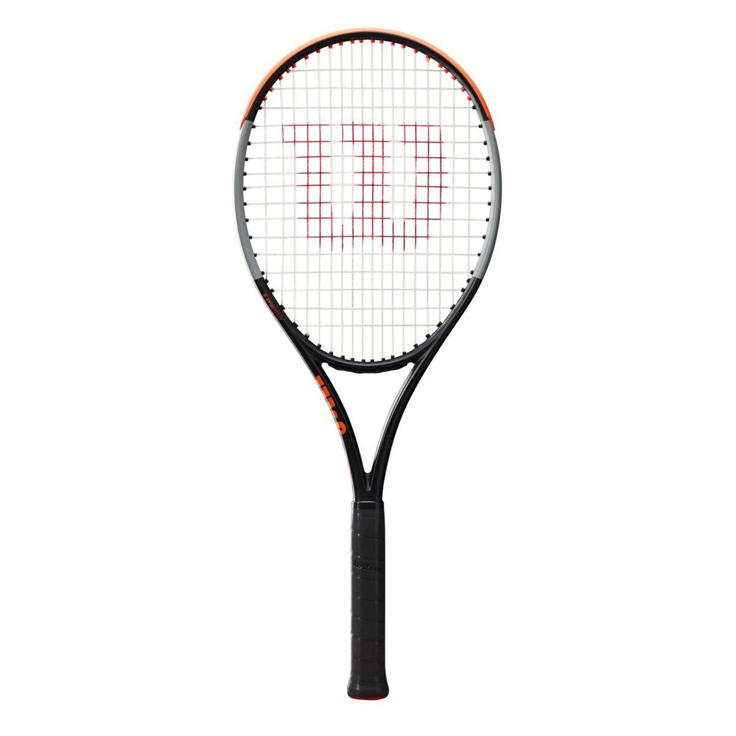 

Ракетка теннисная женская/мужская Wilson - Burn 100LS V4 черная/оранжевая 280 г, черный/оранжевый/светло-серый