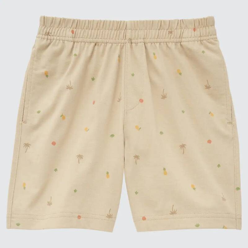 Шорты для малышей Uniqlo Toddler Dry Printed, бежевый