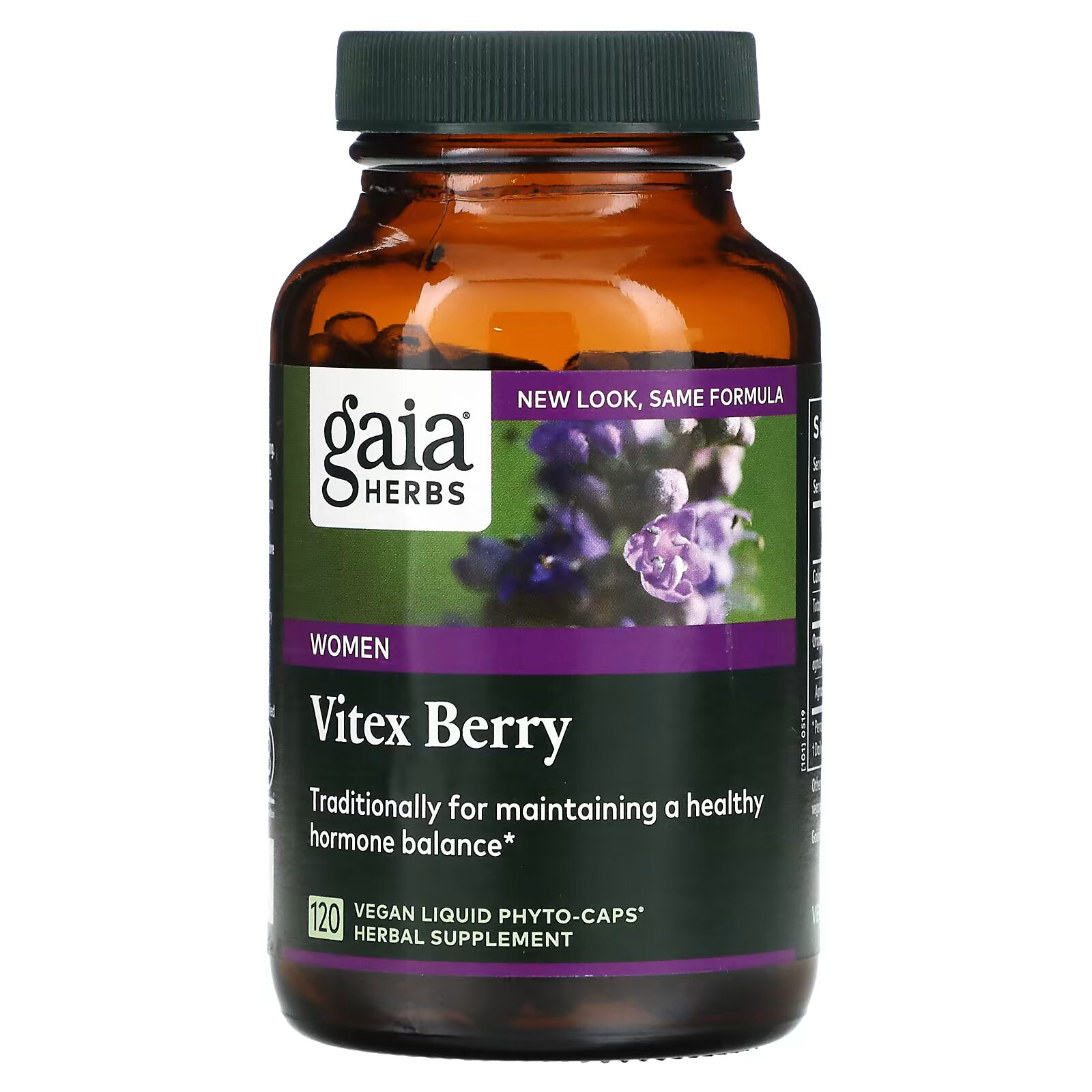 Gaia Herbs, Витекс для женщин, 120 растительных капсул Phyto-Caps с жидкостью gaia herbs hawthorn supreme 60 растительных капсул с жидкостью