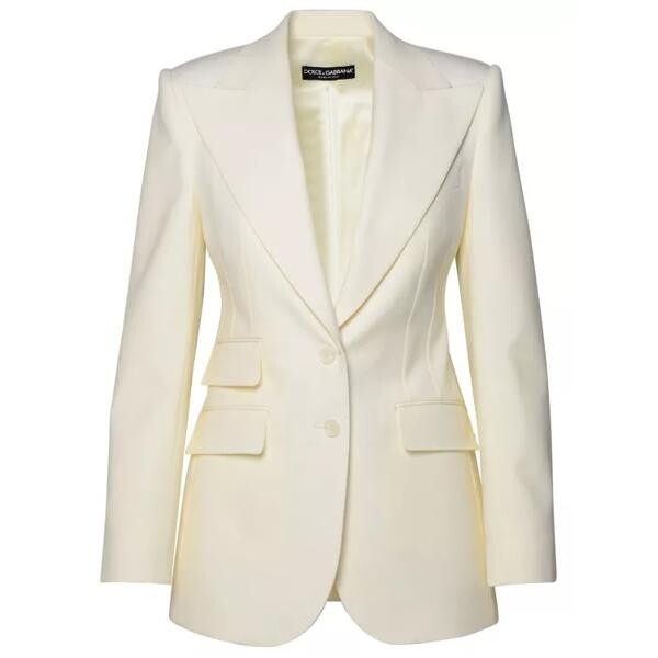 

Куртка virgin wool blend blazer Dolce&Gabbana, бежевый