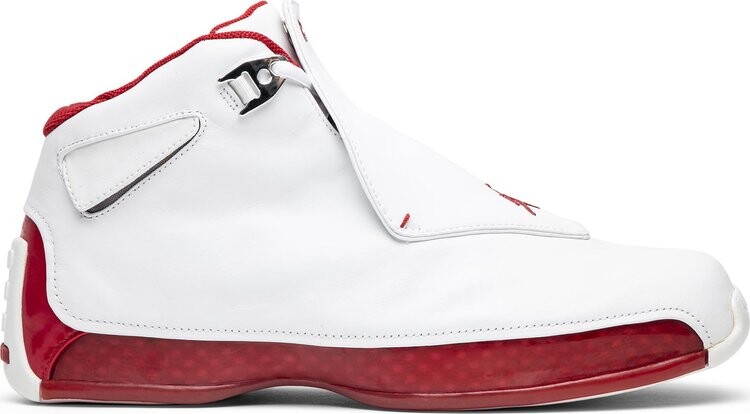 

Кроссовки Air Jordan 18 OG White Varsity Red, белый