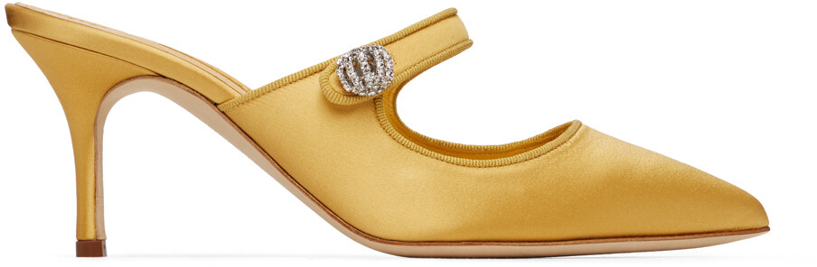 

Желтые туфли на каблуке Camparimu Jewel Manolo Blahnik, Желтый, Желтые туфли на каблуке Camparimu Jewel Manolo Blahnik
