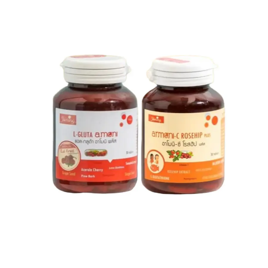 

Комплект витаминов Shining L-gluta Armoni и Armoni-c Rosehip, 2 упаковки