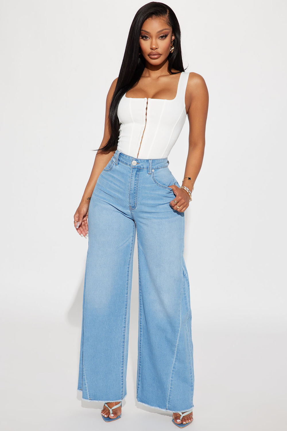 

Джинсы Fashion Nova V26468, синий