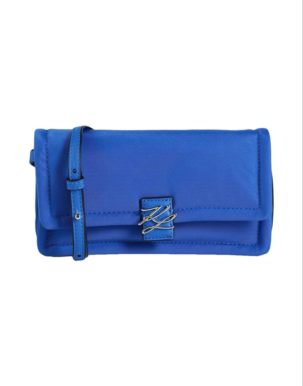 

Сумка через плечо Karl Lagerfeld K/autograph Soft Ph Pouch Nyl, ярко-голубой