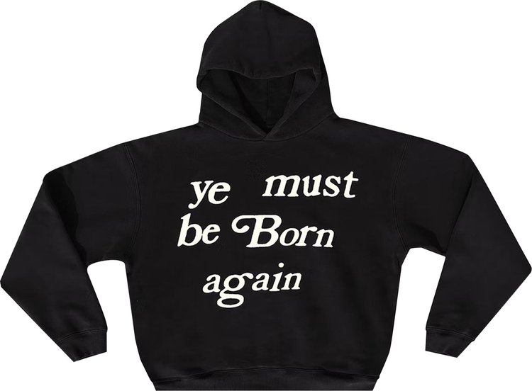 Толстовка Cactus Plant Flea Market Born Again Hooded Sweatshirt 'Black', черный цена и фото