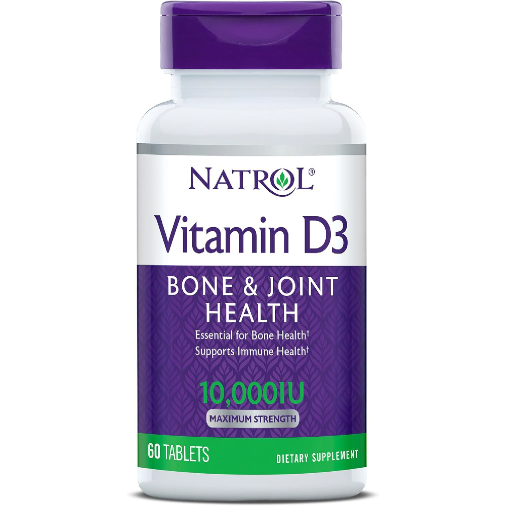 Витамин D3 Natrol Vitamin Fast Dissolve 10000 МЕ, 250 мкг, 60 шт
