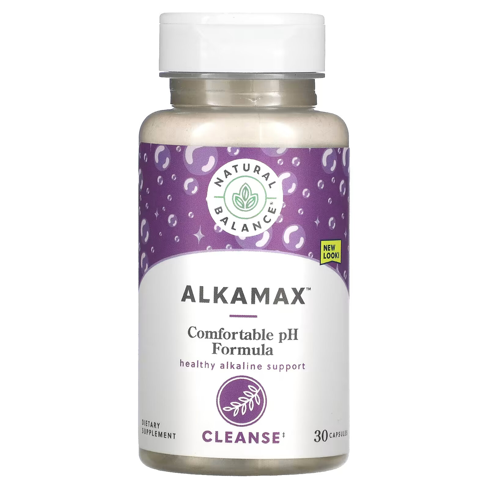 Natural Balance, AlkaMax, щелочной бустер, 30 капсул natural balance alkamax щелочной усилитель 30 капсул
