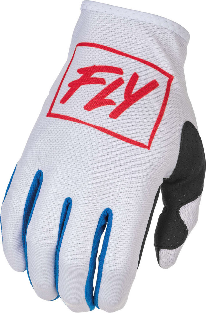 

Перчатки Fly Racing Lite для мотокросса, красный/белый/синий
