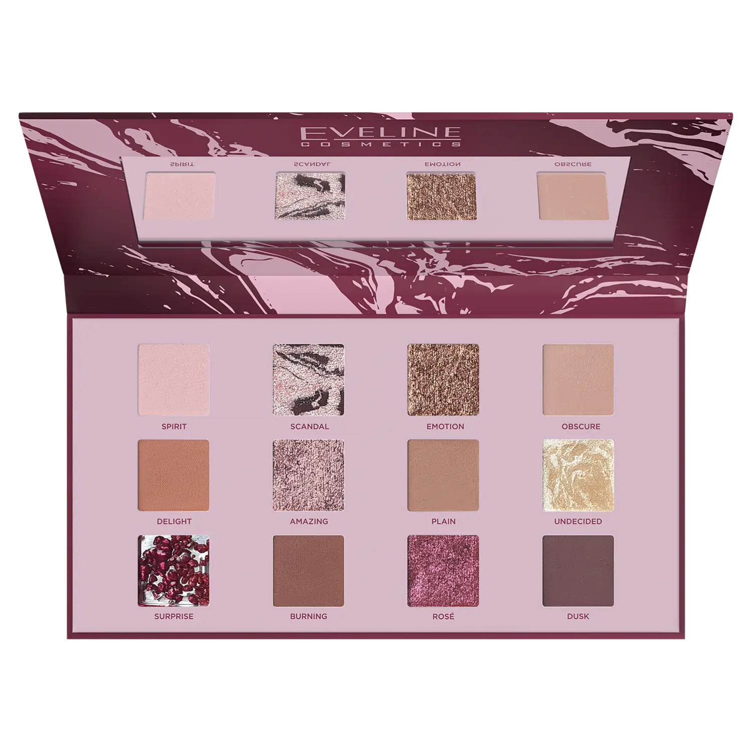 

Eveline Cosmetics Shocking Nudes палетка теней для век, 10 г