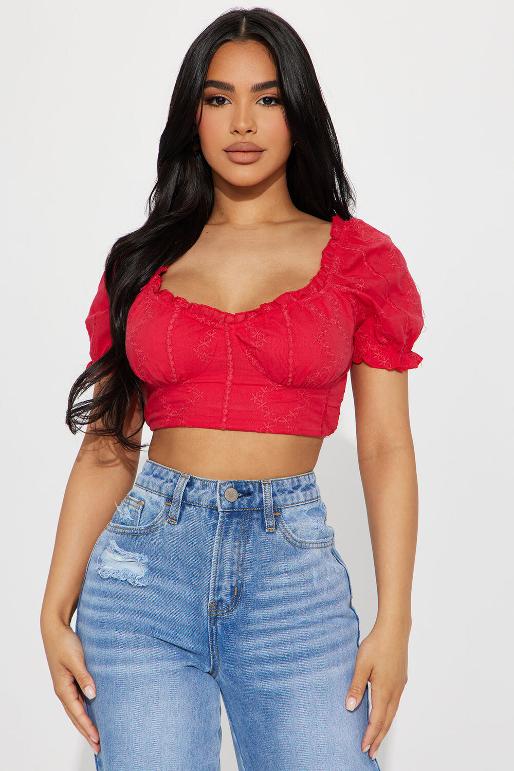 

Топ Fashion Nova IT91907, красный