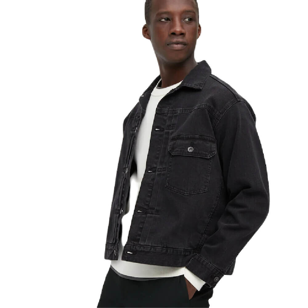 

Куртка Uniqlo Denim, темно-серый