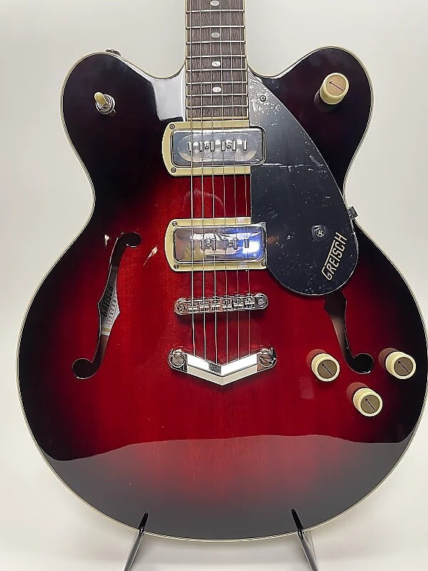 

Gretsch G2622 Streamliner Center Block Double-Cut P90, V-Stoptail, накладка на гриф Laurel, цвет Claret Burst G2622 Streamliner Center Block Double-Cut P90, V-Stoptail, Laurel Fingerboard, Claret Burst