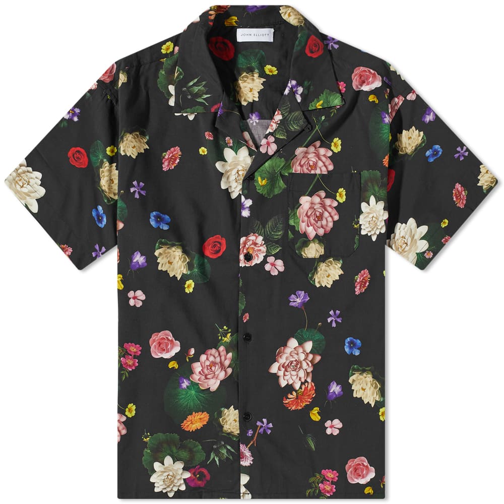 Рубашка John Elliott Floral Camp Shirt рубашка john elliott hemi plaid цвет neutrals