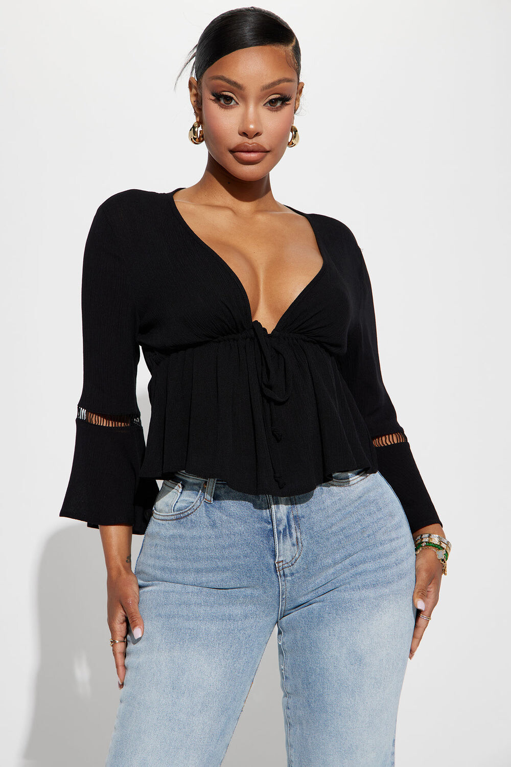 

Блузка Fashion Nova 74140, черный