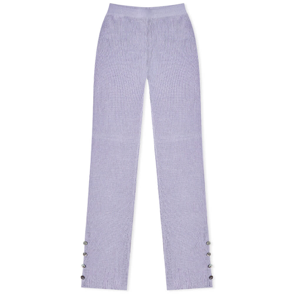 

Брюки Acne Studios Karah Linen Rib Trouser, Серый