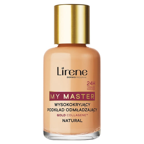 

Lirene My Master High Coverage Foundation Натуральный омолаживающий тональный крем 30мл