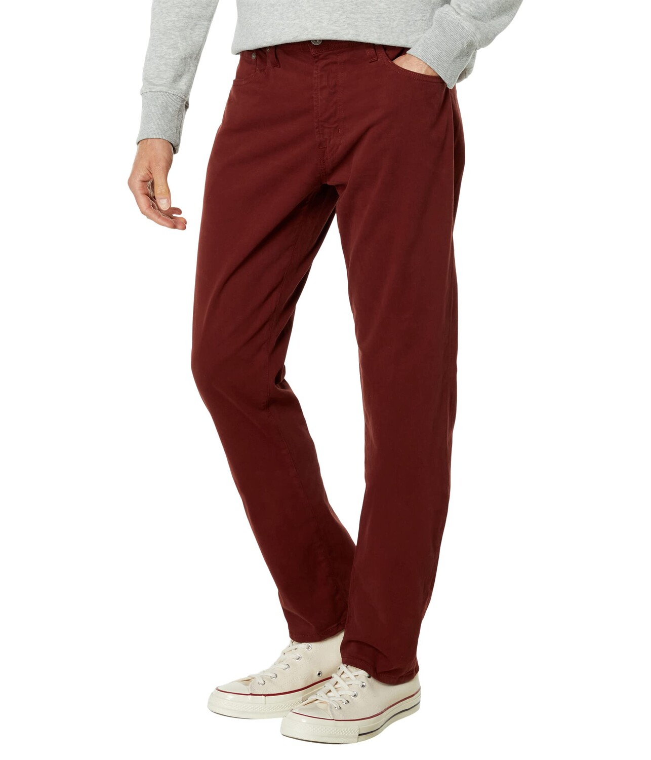 

Джинсы AG Adriano Goldschmied, Everett Slim Straight in Dark Sangria