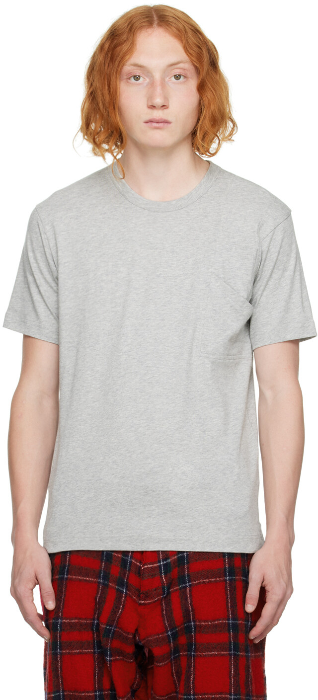 

Серая футболка с карманом Comme des Garçons Shirt