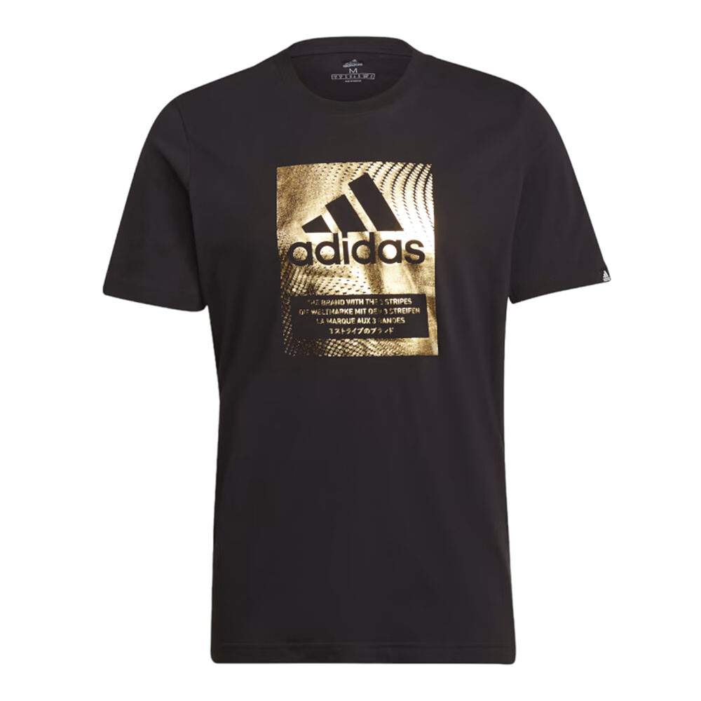 

Футболка Adidas Foil Logo Box Graphic, черный