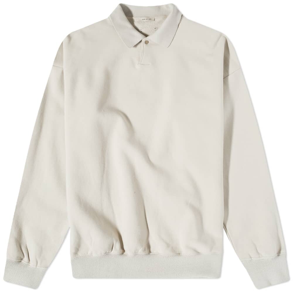 

Футболка Fear of God Eternal Fleece Polo, Серый