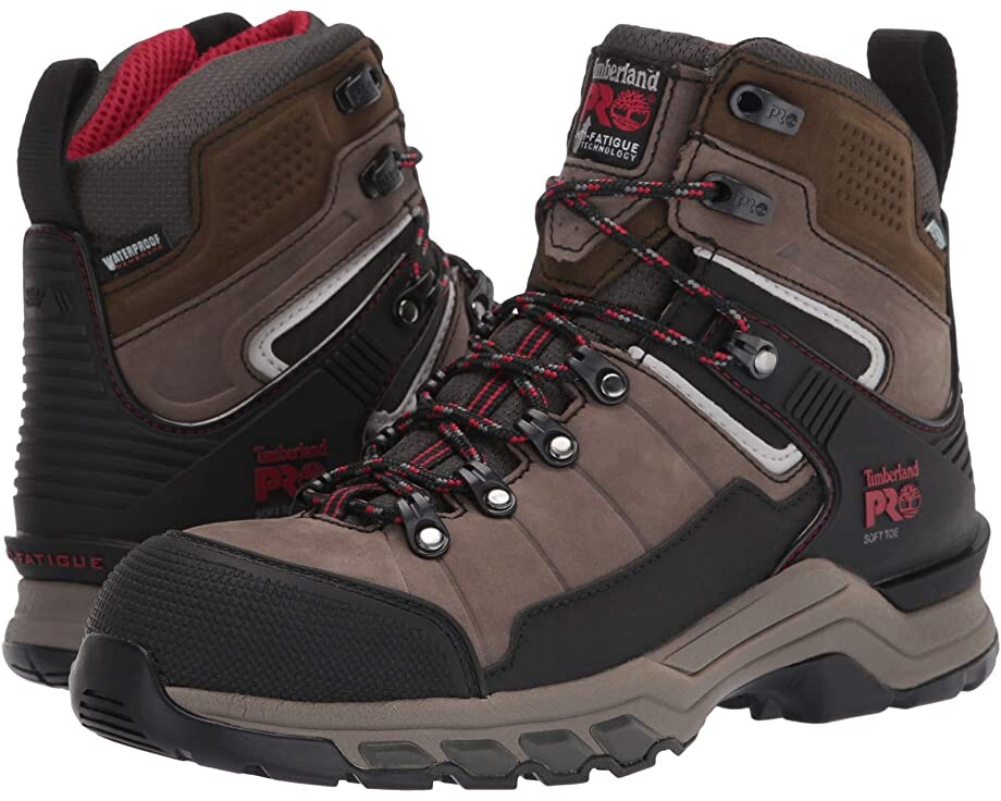 

Ботинки Hypercharge TRD Soft Toe Waterproof Timberland PRO, коричневый