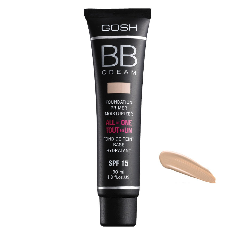 

Gosh BB Cream All In One многофункциональный ВВ-крем основа/крем/тональный крем/ SPF15 02 Бежевый 30мл