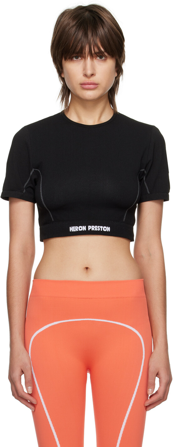 

Черный спортивный топ Periodic Active Heron Preston