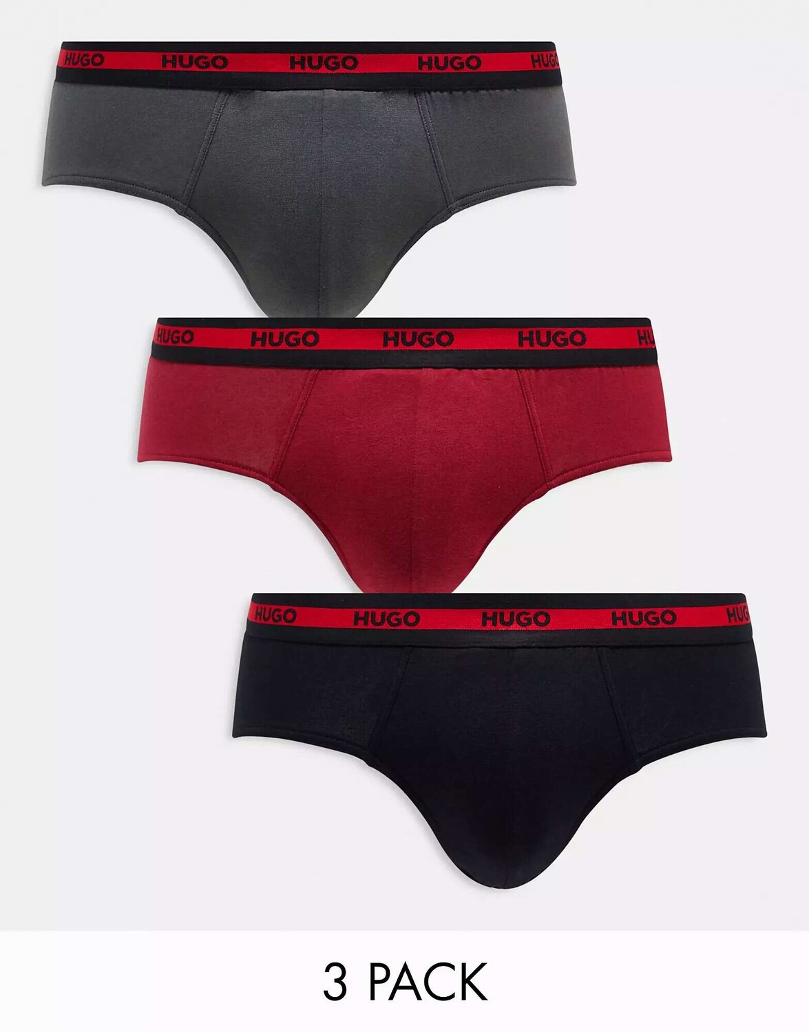 

Комплект разноцветных трусов-хипстеров Hugo Bodywear (3 шт.)