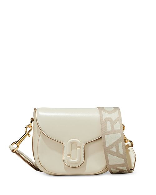 

Маленькая седельная сумка Covered J Marc MARC JACOBS, цвет White