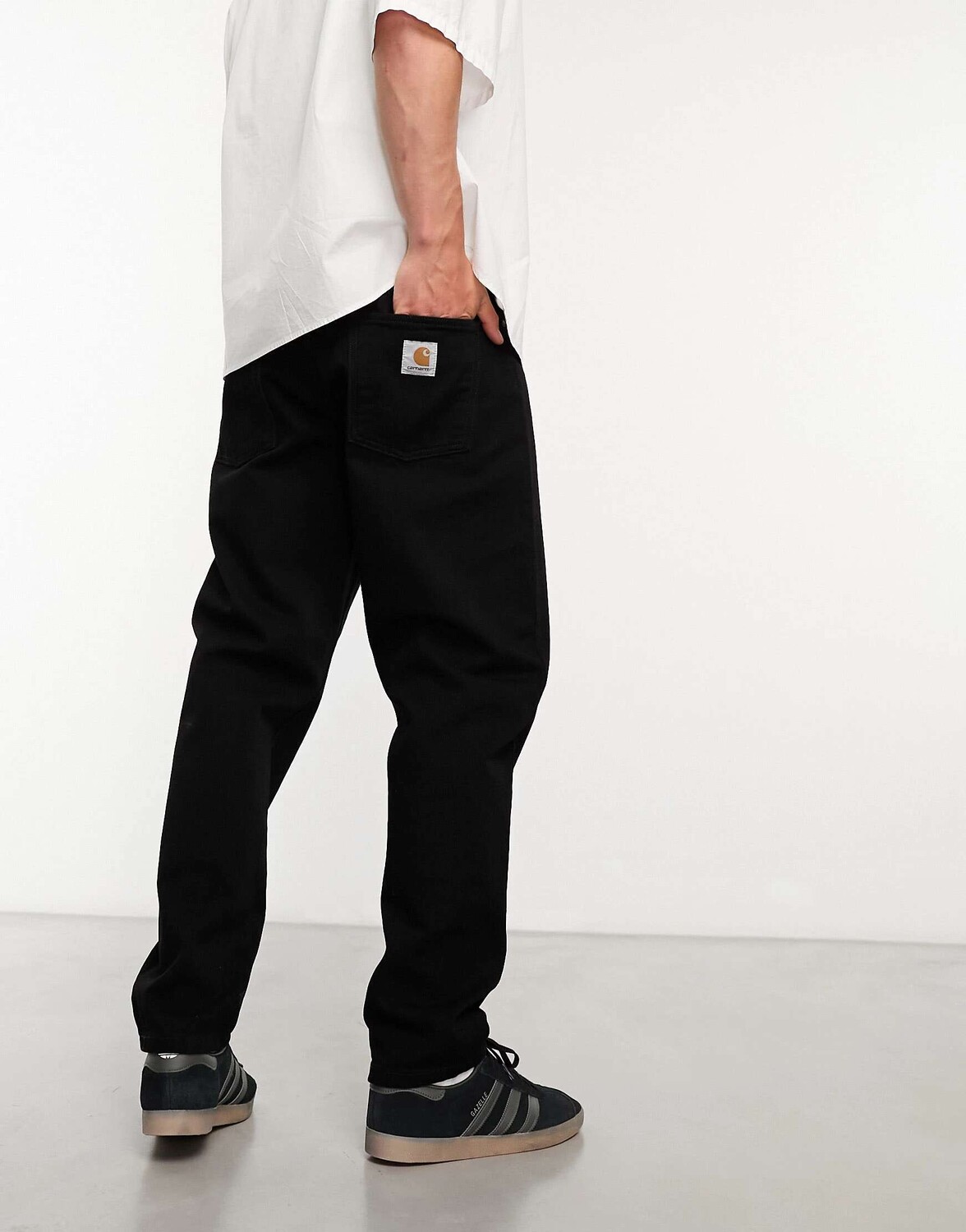 

Черные свободные зауженные джинсы Carhartt WIP newel