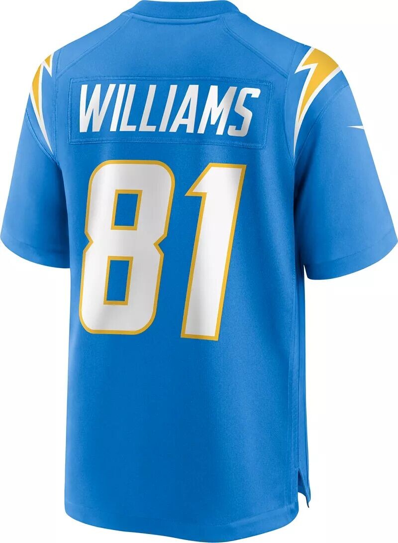 

Мужская майка Nike Los Angeles Chargers Mike Williams № 81, синяя игра