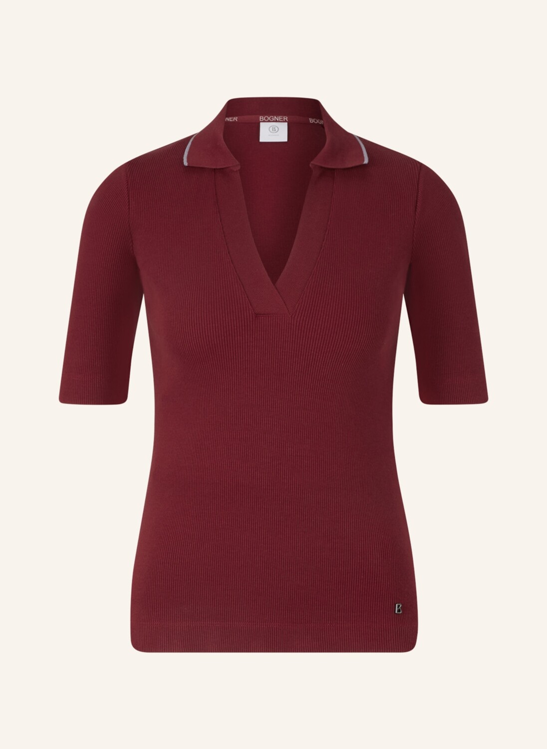 

Рубашка поло BOGNER Polo-Shirt ZADIE, темно-красный