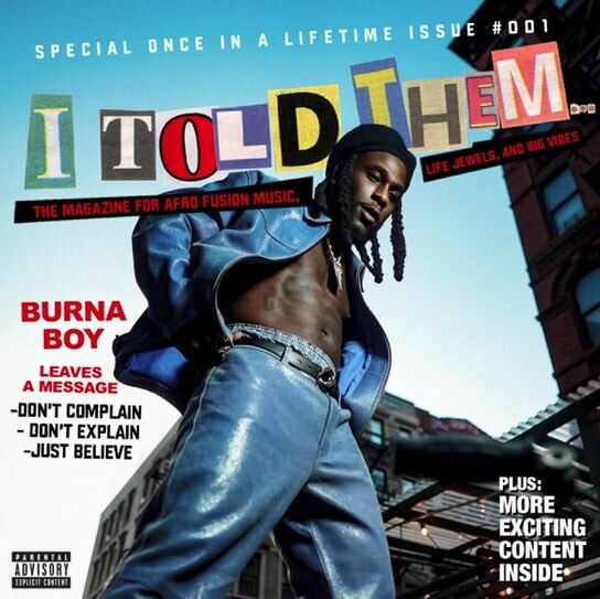 

Виниловая пластинка Burna Boy - I Told Them...