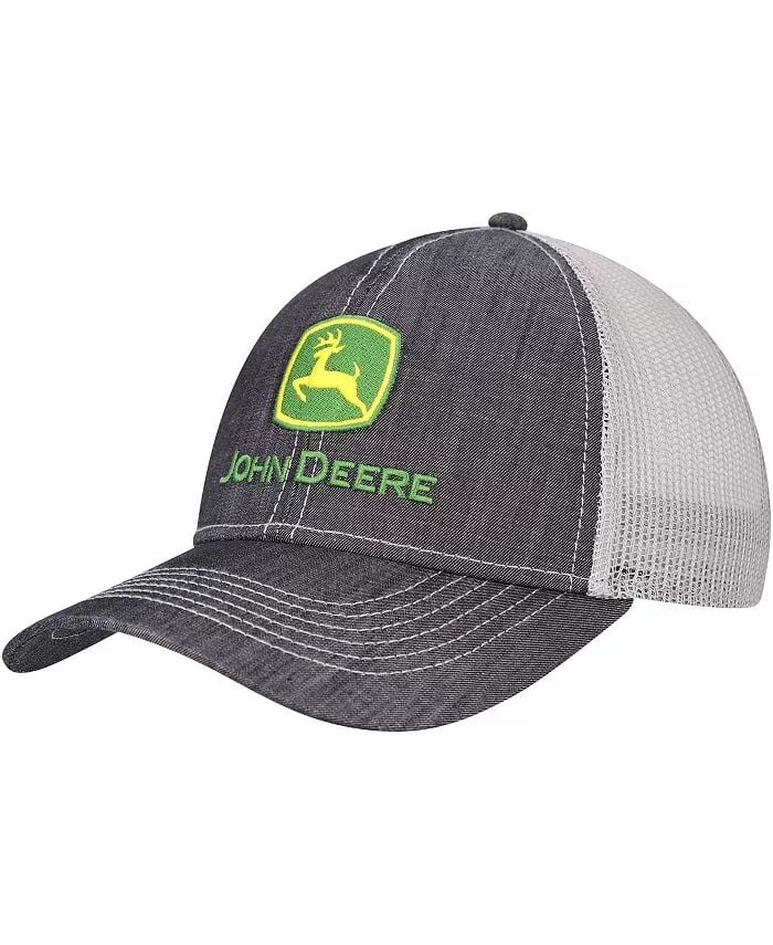 

Мужская черная регулируемая кепка John Deere Classic Trucker Top Of The World, черный