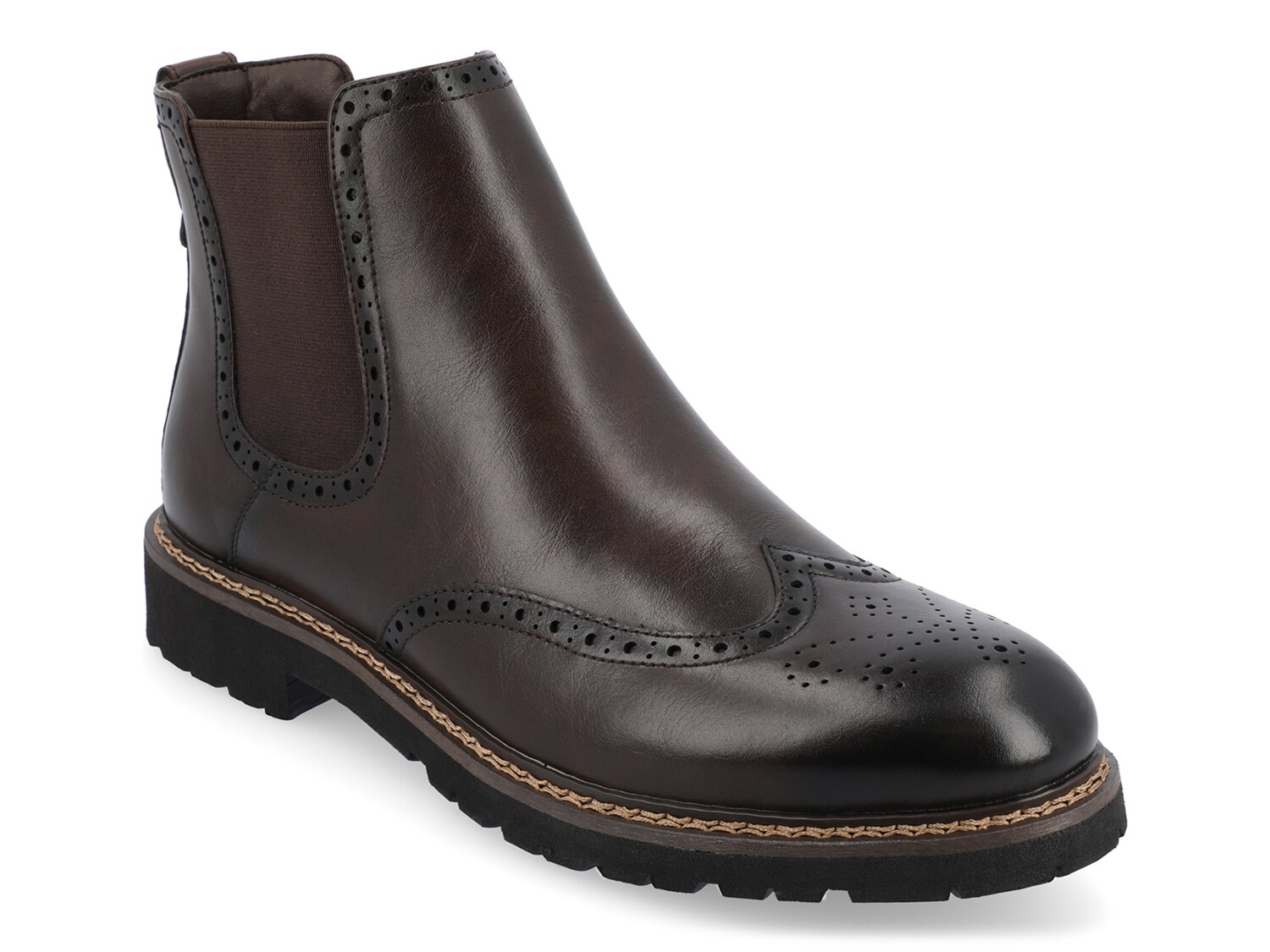 Ботинки Челси Vance Co. Hogan, темно-коричневый ботинки vance co metcalf темно коричневый