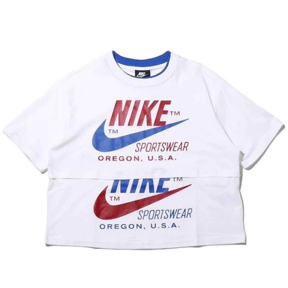 

Футболка Nike Regular Fit Short Sleeve, белый/красный/синий
