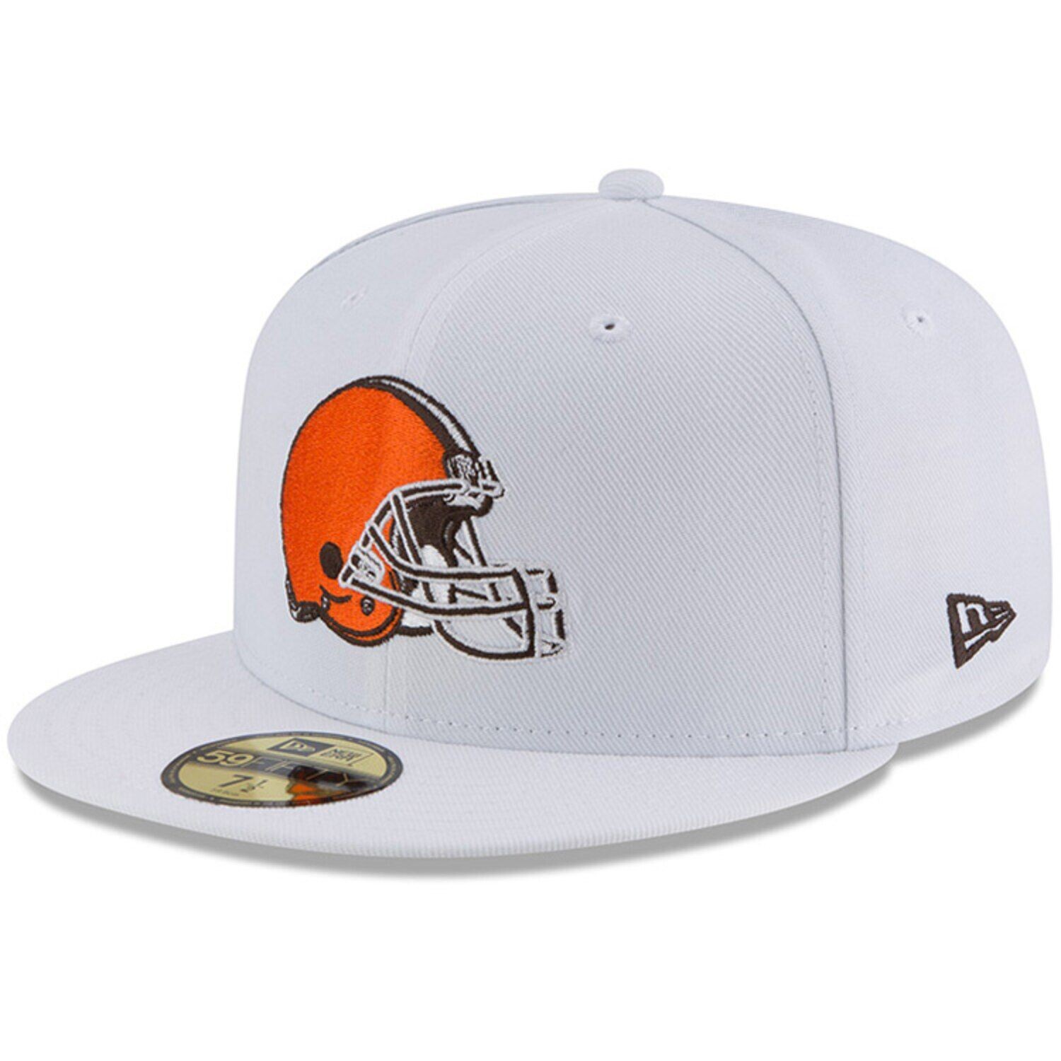

Мужская приталенная шляпа New Era White Cleveland Browns Omaha 59FIFTY