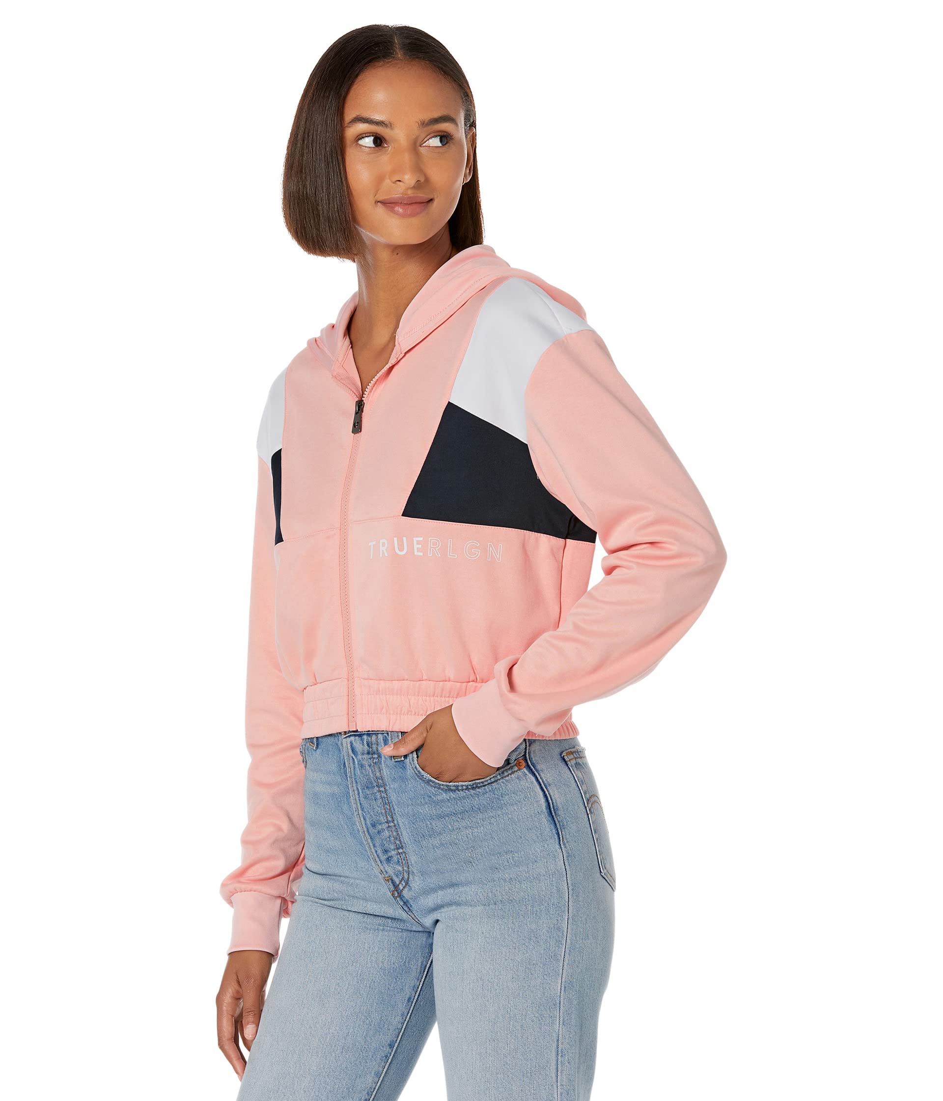 True religion color block on sale hoodie