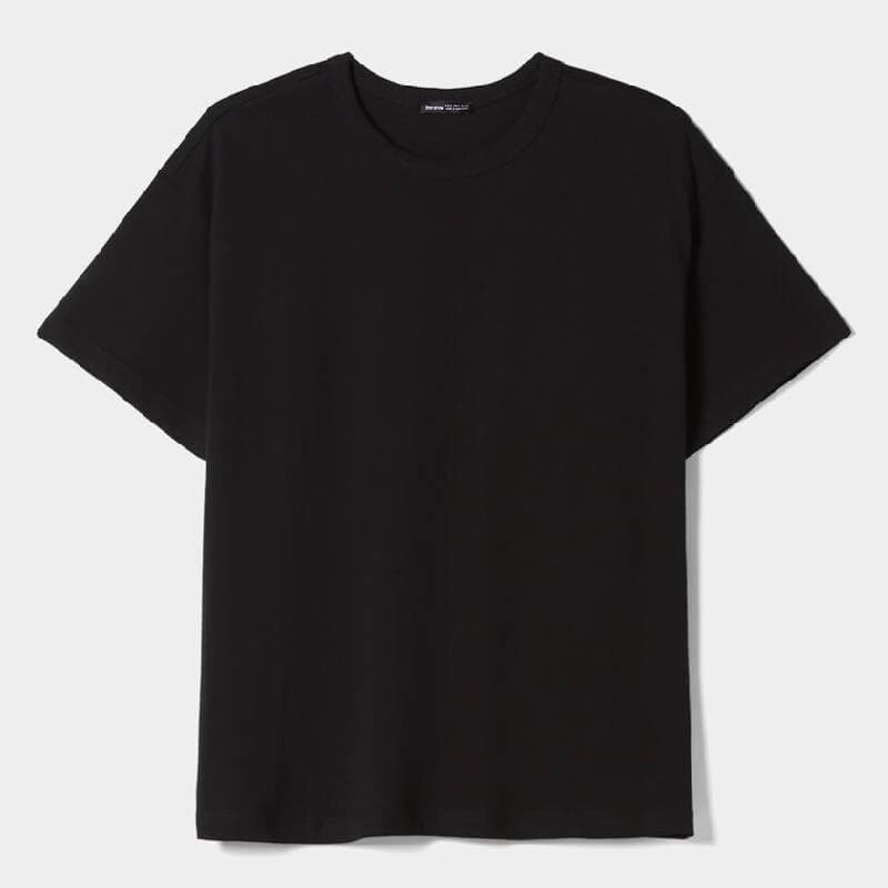 

Футболка Bershka Oversized, черный