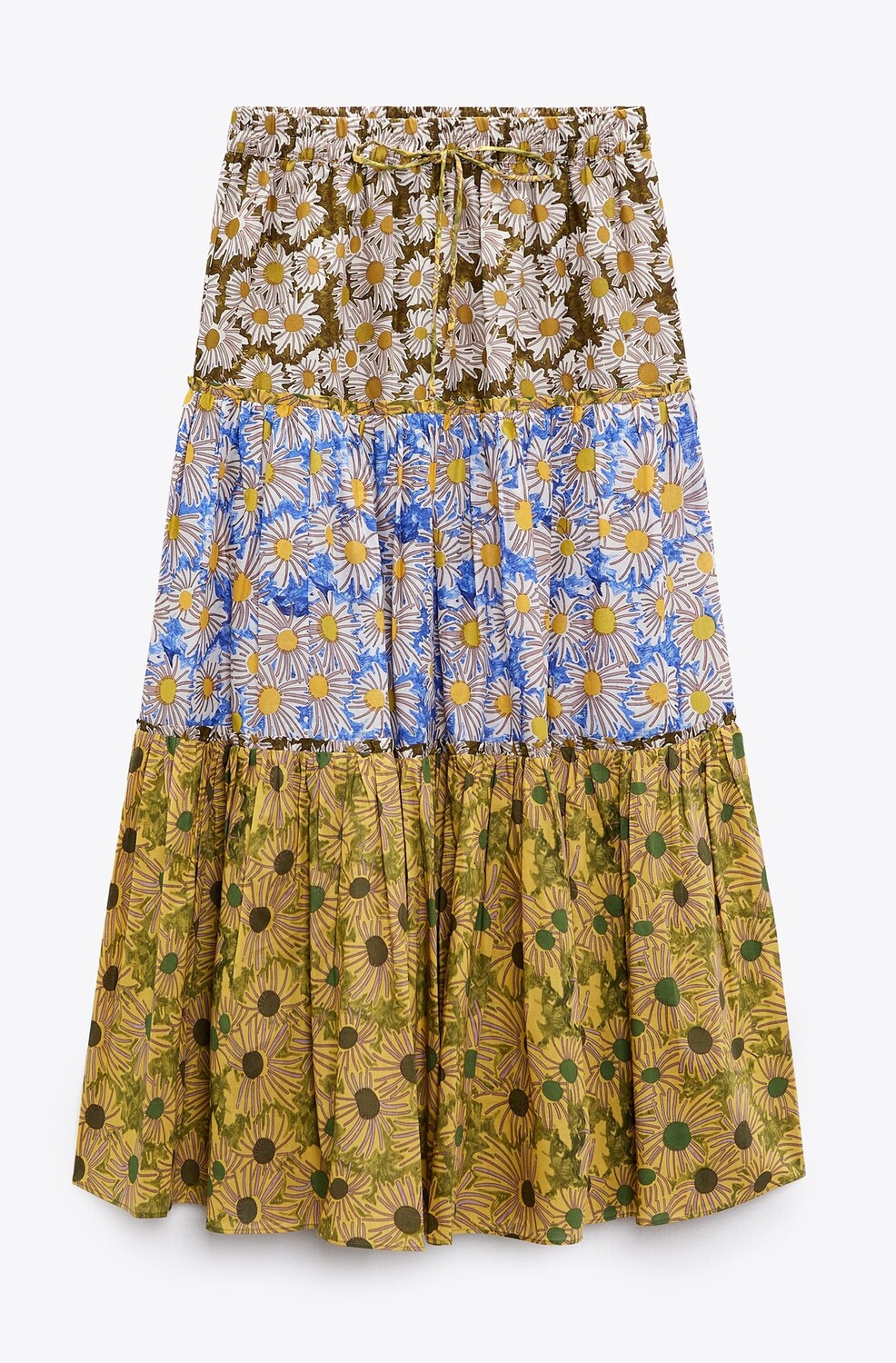 

Юбка макси Zara Printed, мультиколор
