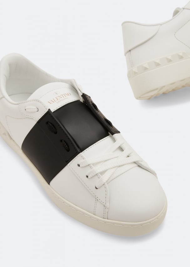 Valentino open sneaker store white