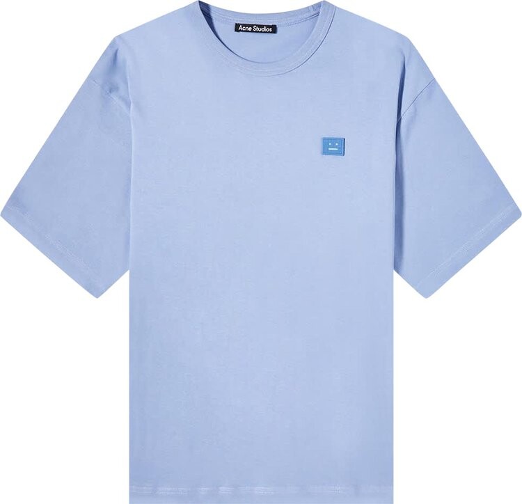 

Футболка Acne Studios Face Logo Patch T-Shirt 'Pale Purple', фиолетовый