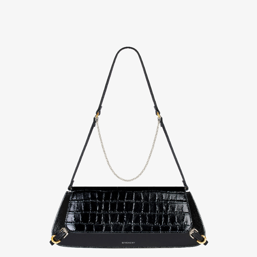 клатч givenchy voyou east west clutch черный Клатч Givenchy Voyou East-West Clutch, черный