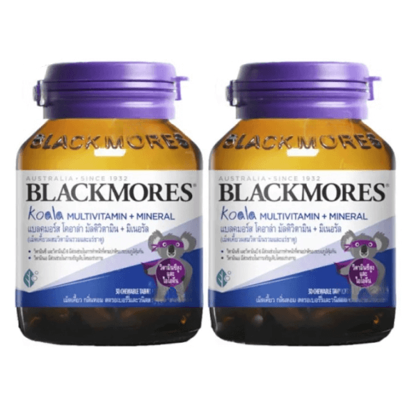 Мультивитамины Blackmores Koala Multivitamin + Mineral, 30 таблеток, 2 шт зефирная косичка со вкусом ванили клубники 18 гр